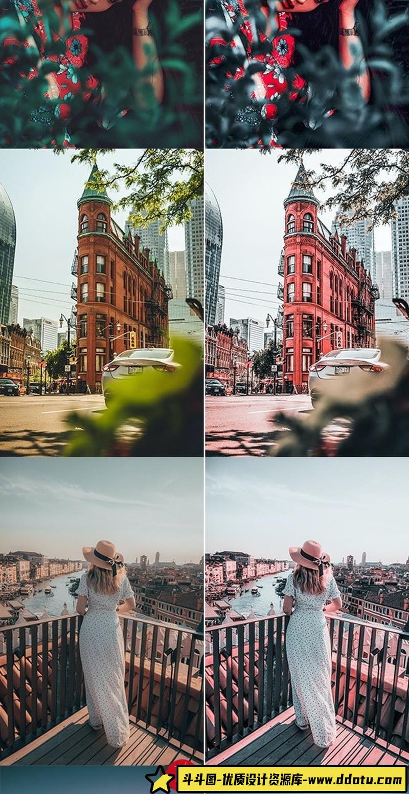 [胶片LR预设]城市旅拍情绪电影胶片LR预设