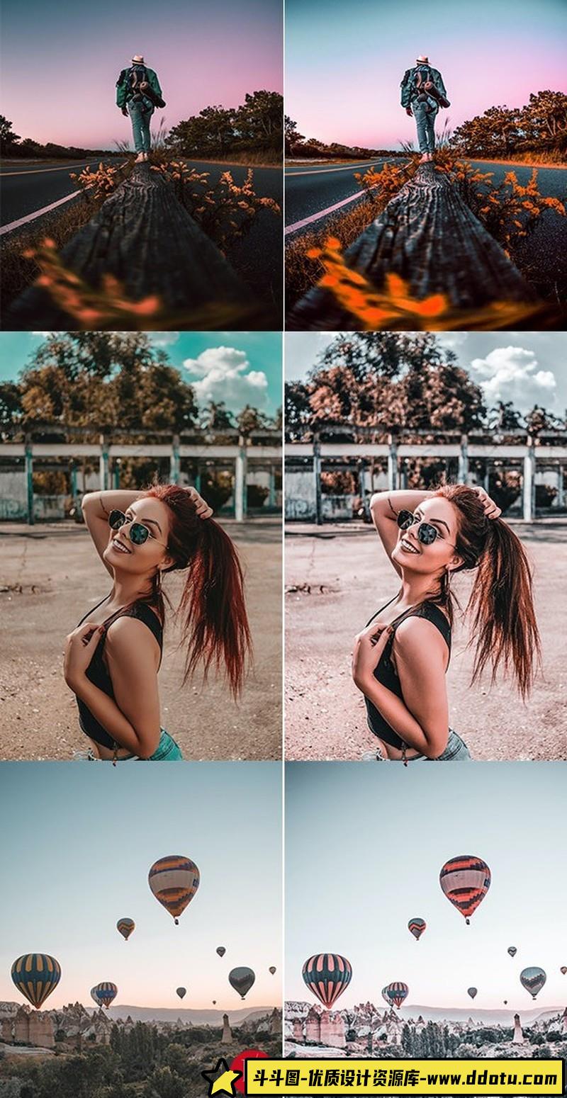 [胶片LR预设]城市旅拍情绪电影胶片LR预设