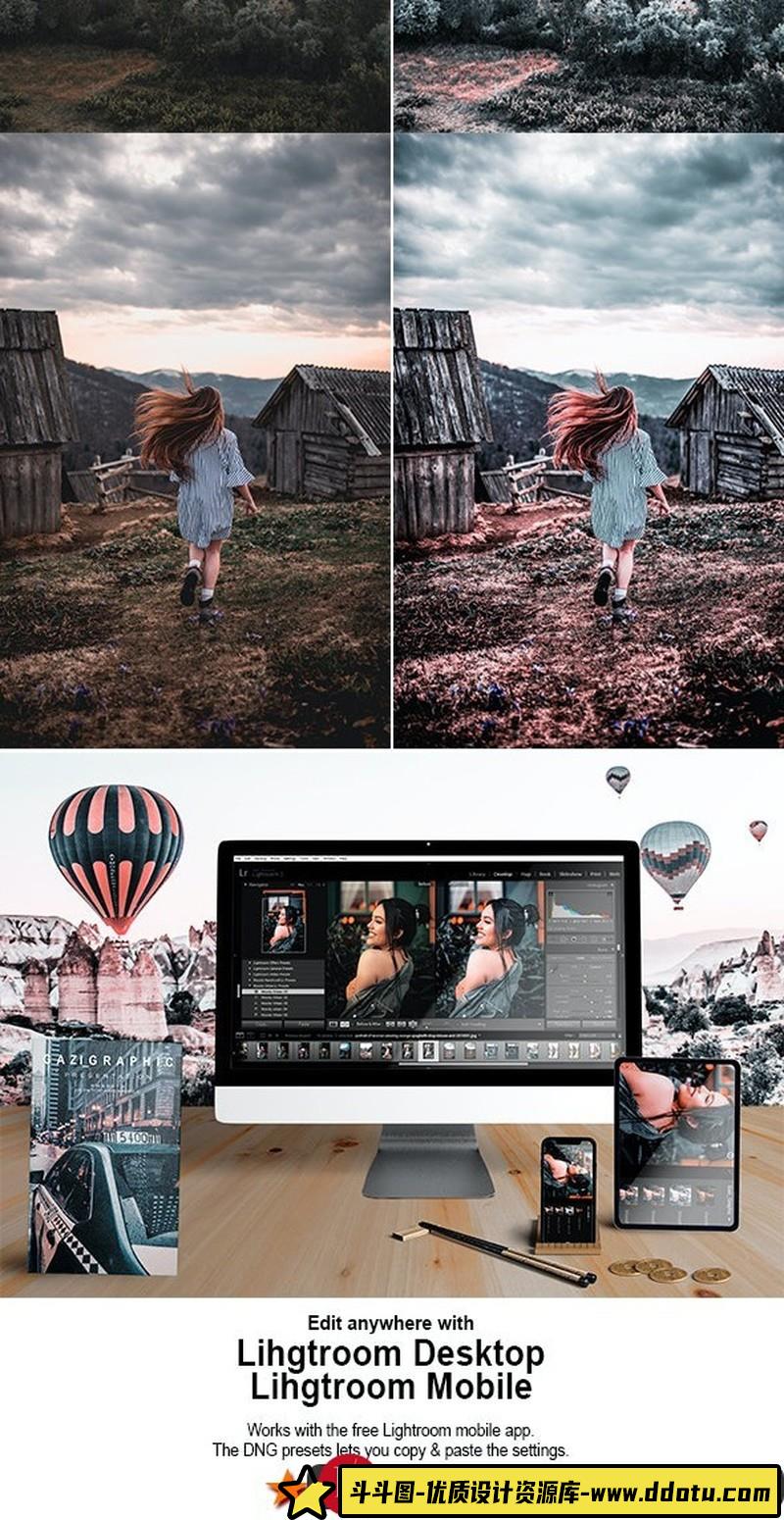 [胶片LR预设]城市旅拍情绪电影胶片LR预设