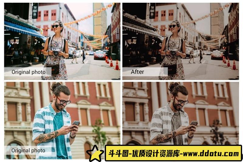 [胶片LR预设]低保和咖啡色电影胶片Lightroom预设