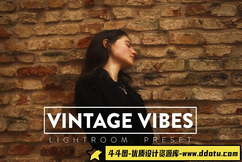 [胶片LR预设]电影复古颗粒胶片人像后期调色Lightroom预设intageVibesLightroomPresets-斗斗图
