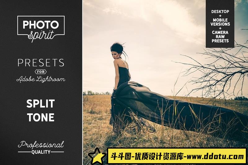 [胶片LR预设]复古LOMO电影胶片后期调色Lightroom预设SplitToneLightroomPresets-斗斗图
