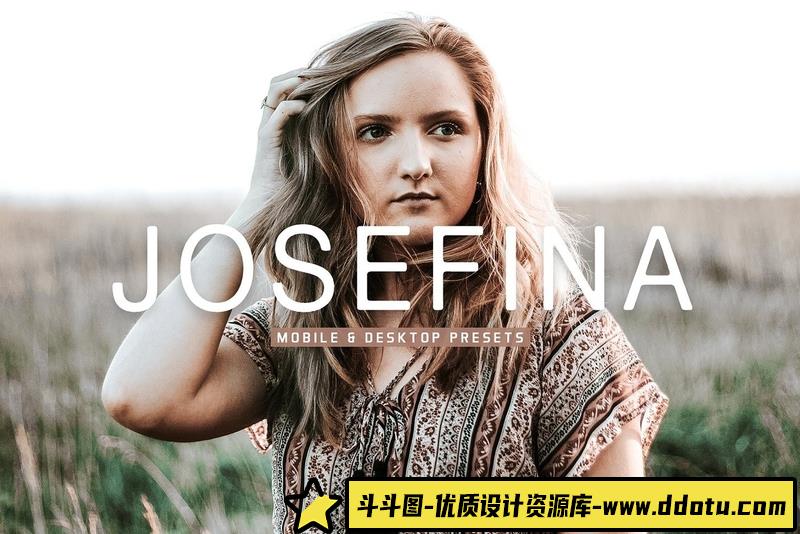 [胶片LR预设]复古电影胶片人像后期调色Lightroom预设JosefinaProLightroomPresets-斗斗图