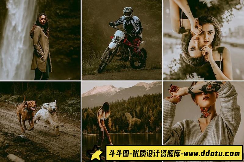 [胶片LR预设]黑暗情绪旅拍电影胶片Lightroom预设 (2)