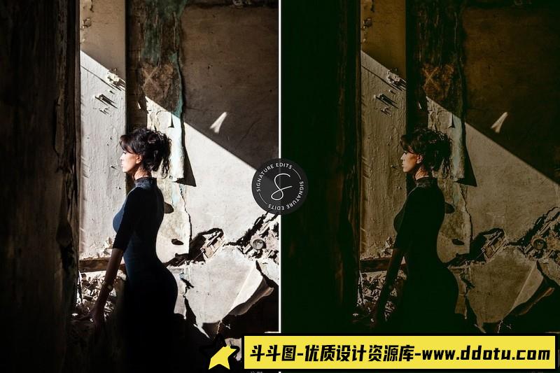 [胶片LR预设]黑暗情绪旅拍电影胶片Lightroom预设 (2)