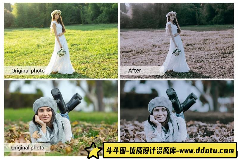 [胶片LR预设]黑暗森林情绪胶片人像Lightroom预设