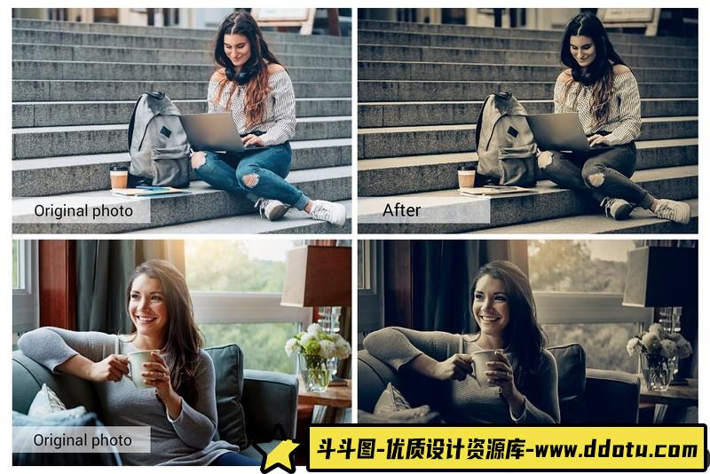 [胶片LR预设]黑咖啡情绪胶片人像Lightroom预设