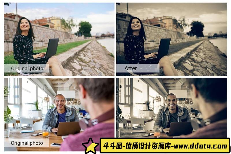 [胶片LR预设]黑咖啡情绪胶片人像Lightroom预设