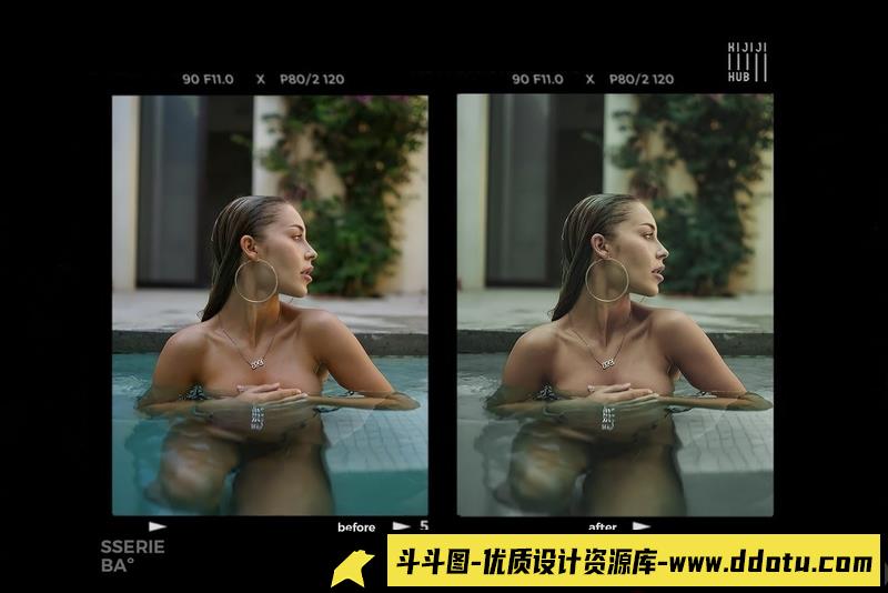 [胶片LR预设]模拟富士胶卷青绿色调Lightroom预设KijijiHubSSERIEBALightroomPresets-斗斗图