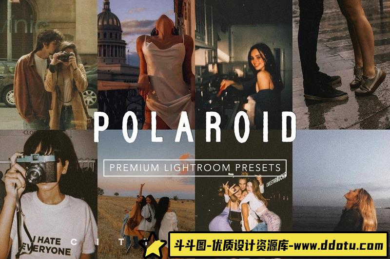 [胶片LR预设]喜怒无常复古电影胶片LR预设手机APP预设 POLAROID Moody Film Vintage Presets-斗斗图