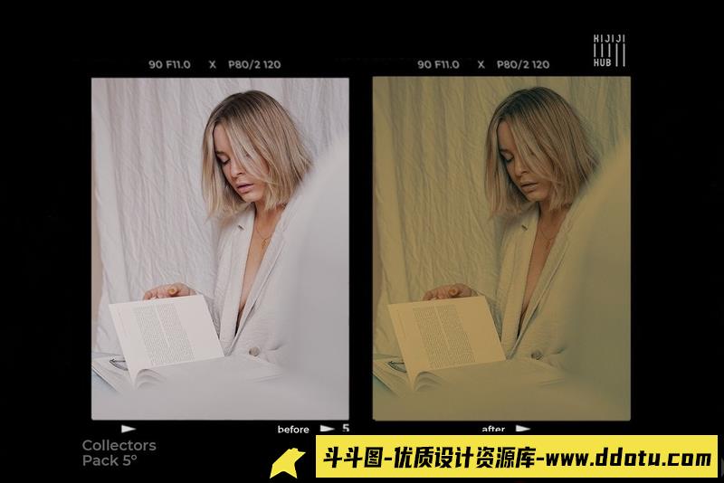 [胶片LR预设]中世纪老电影色彩胶片Lightroom预设KijijiHubCollectorsPack5LightroomPresets