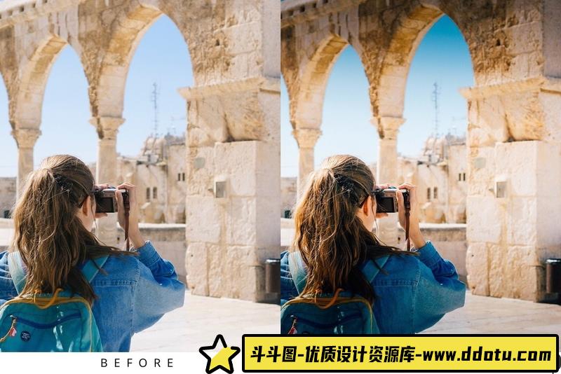 [旅拍LR预设]100+旅拍电影胶片人文风光风Lightroom预设100+LightroomPresetsBundle-斗斗图