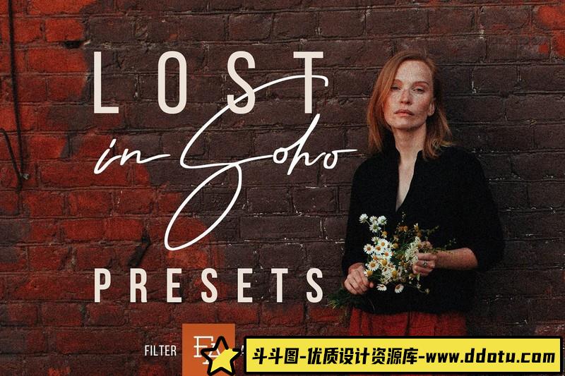 [旅拍LR预设]城市时尚肖像电影暖色调LR-斗斗图