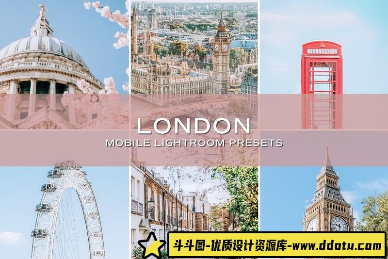 [旅拍LR预设]伦敦春季人文旅拍Lightroom预设 (2)-斗斗图