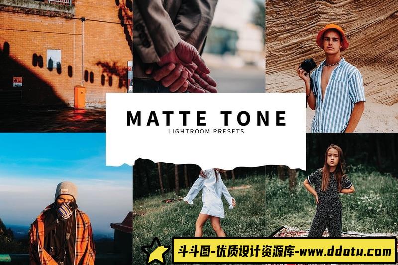 [旅拍LR预设]旅拍磨砂哑光胶片Lightroom预设 Matte Tone Lightroom Presets-斗斗图