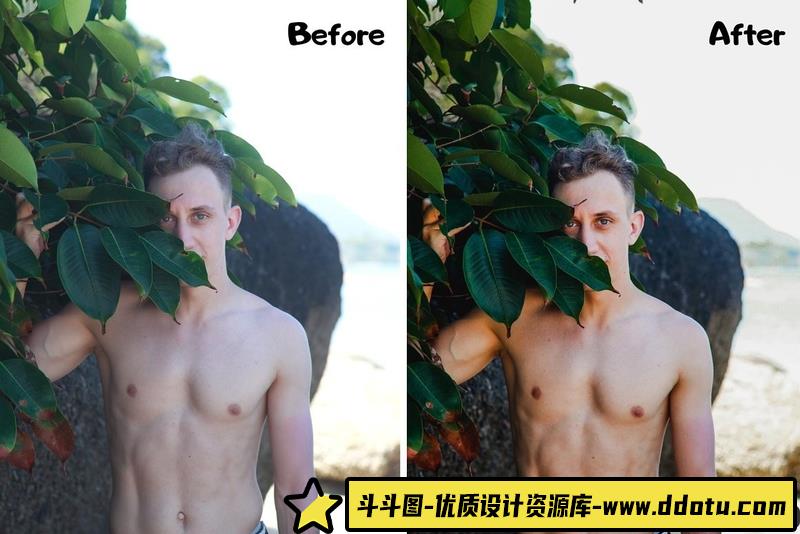 [旅拍LR预设]旅拍森系电影情绪人像后期调色Lightroom预设GreenLightroomPresets-斗斗图