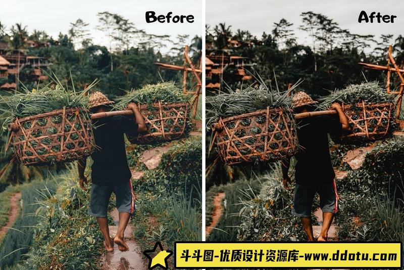 [旅拍LR预设]旅拍森系电影情绪人像后期调色Lightroom预设GreenLightroomPresets