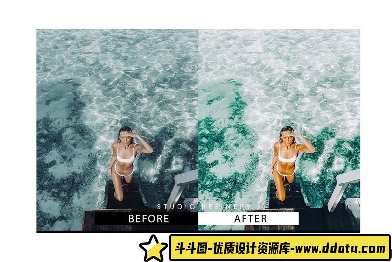 [旅拍LR预设]莫兰迪LR预设之热带海岛旅拍写真LR预设TropicalLightroomPresets