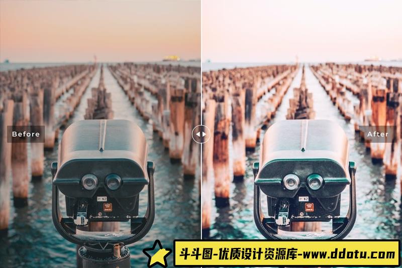 [旅拍LR预设]墨尔本旅拍人文风光后期调色LR预设MelbourneMobile&DesktopLightroomPresets