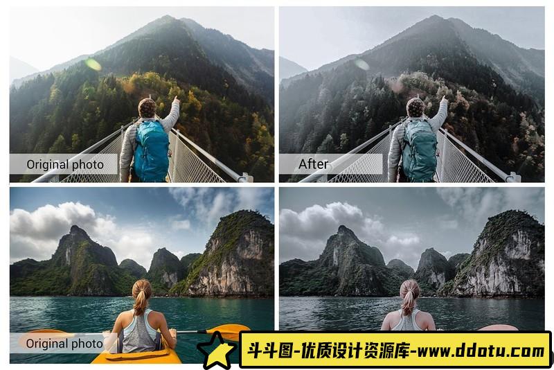 [旅拍LR预设]奶油色调旅拍冒险Lightroom预设