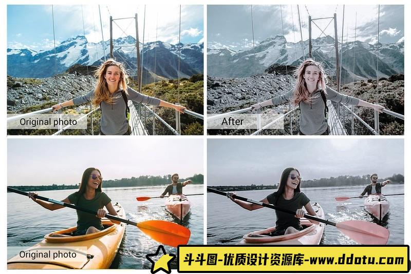 [旅拍LR预设]奶油色调旅拍冒险Lightroom预设