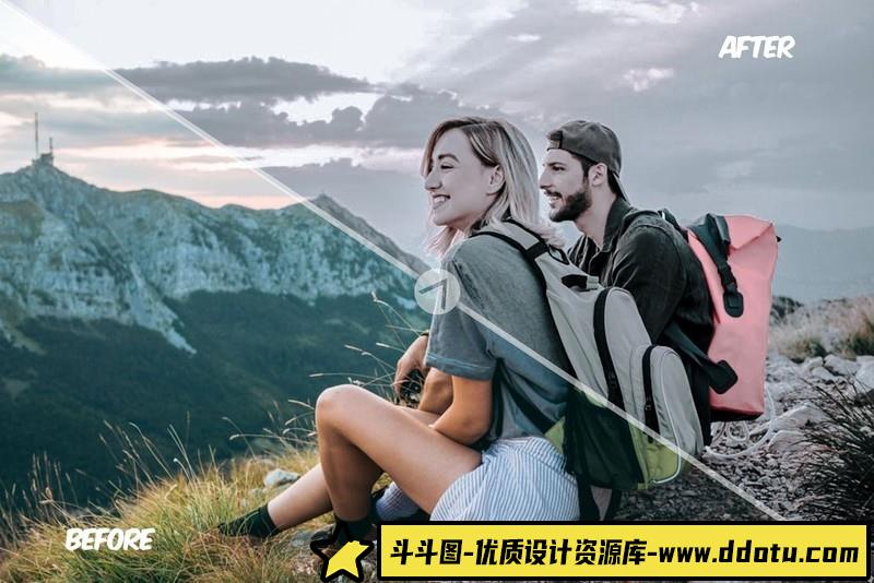 [旅拍LR预设]奶油色调旅拍冒险Lightroom预设