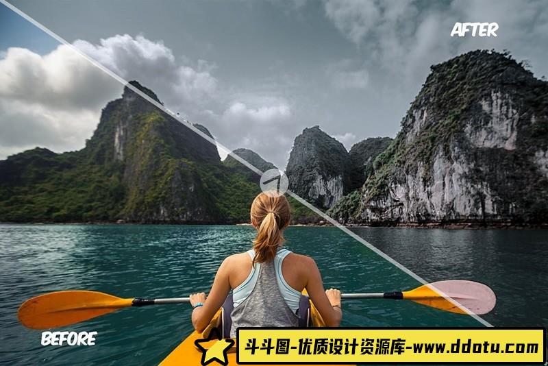 [旅拍LR预设]奶油色调旅拍冒险Lightroom预设