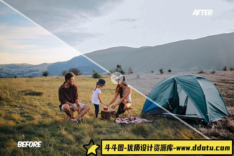 [旅拍LR预设]奶油色调旅拍冒险Lightroom预设