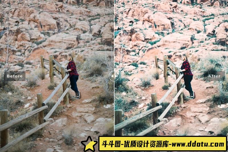 [旅拍LR预设]内华达州旅拍电影风光胶片后期调色Lightroom预设NevadaLightroomPresets