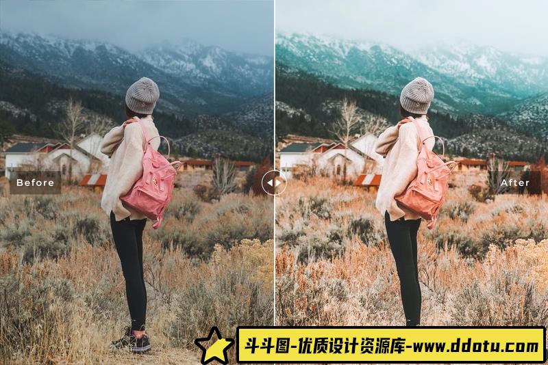 [旅拍LR预设]内华达州旅拍电影风光胶片后期调色Lightroom预设NevadaLightroomPresets