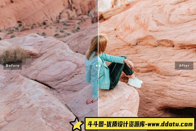 [旅拍LR预设]内华达州旅拍电影风光胶片后期调色Lightroom预设NevadaLightroomPresets