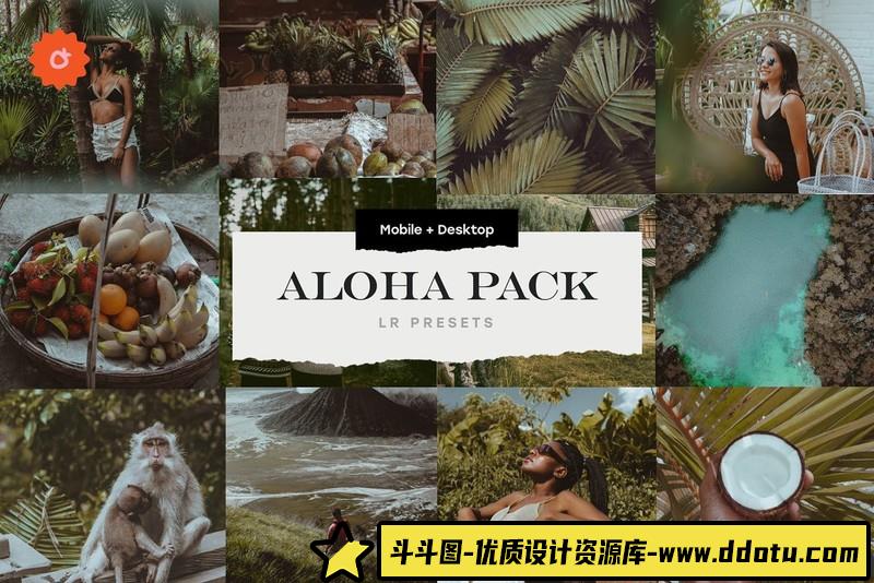 [旅拍LR预设]热带旅拍喜怒无常情绪风光人像LR预设-斗斗图