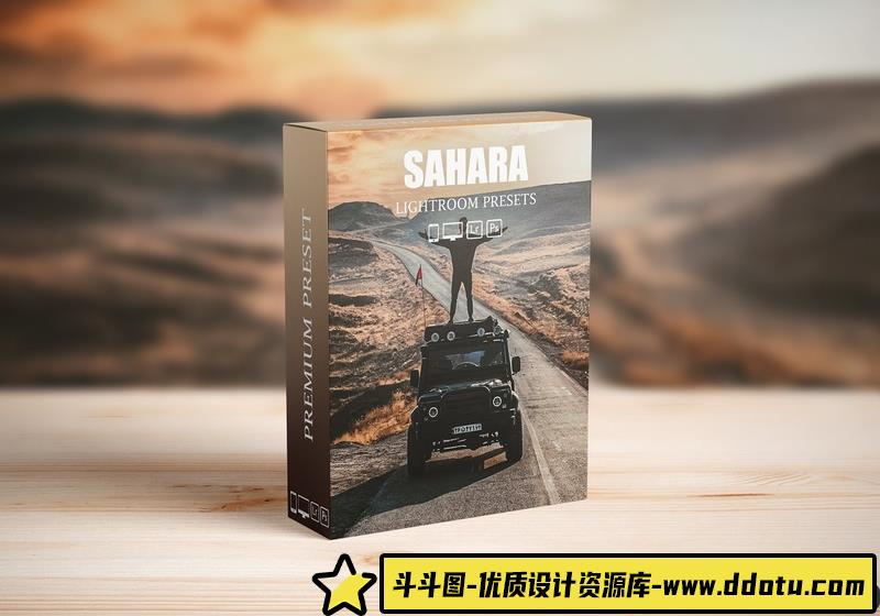 [旅拍LR预设]撒哈拉沙漠人文旅拍Lightroom预设与APP滤镜 Sahara Desert Lightroom Presets-斗斗图