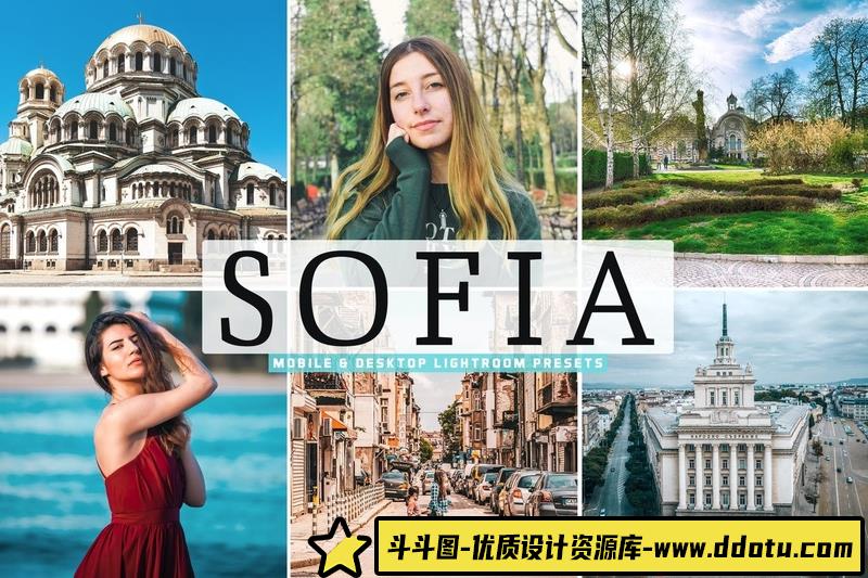 [旅拍LR预设]索菲亚旅拍城市风光人像Lightroom预设与移动LR预设 Sofia Lightroom Presets-斗斗图