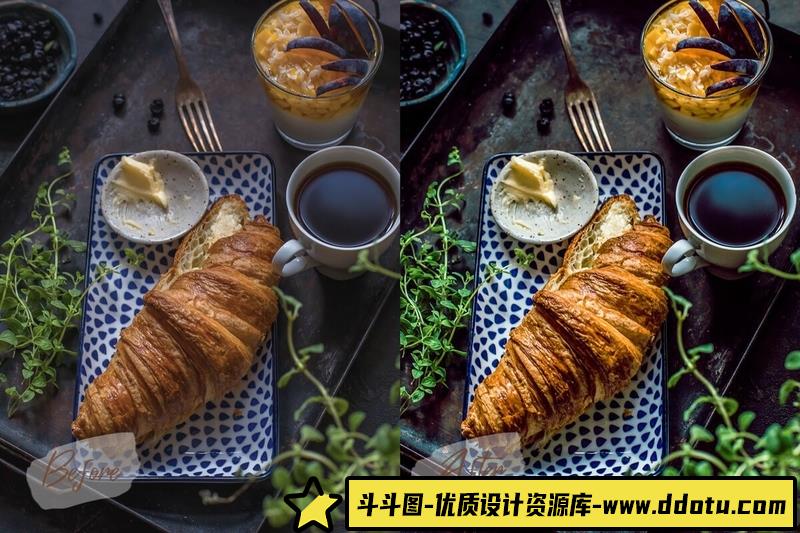 [美食LR预设]INS风网红美食博客明亮胶片LR预设 Lightroom预设+ACR预设