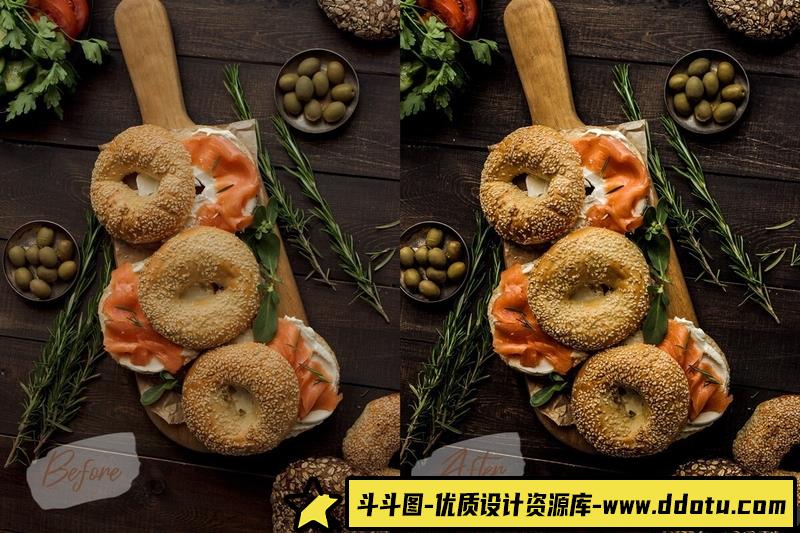 [美食LR预设]INS风网红美食博客明亮胶片LR预设 Lightroom预设+ACR预设