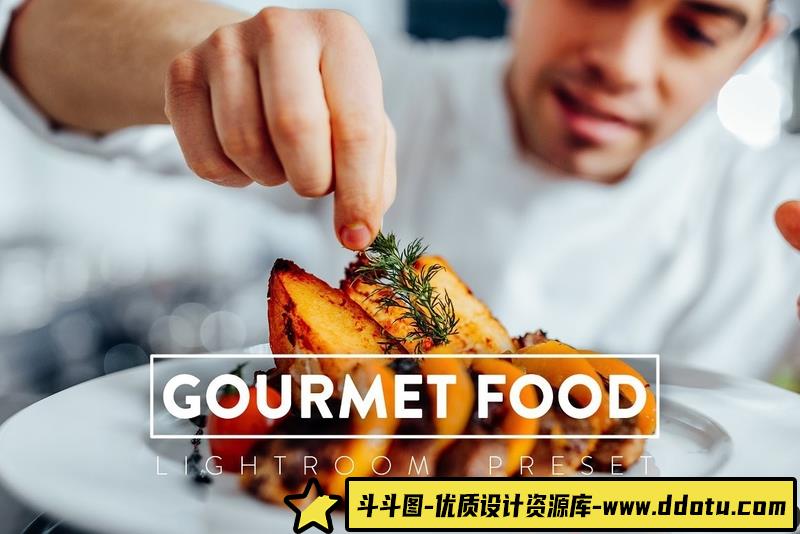 [美食LR预设]清新通透美食胶片Lightroom预设与手机lr预设GourmetFoodLightroomPreset-斗斗图