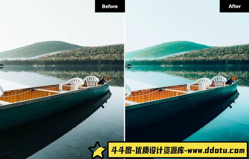 人像LR预设橙色和蓝绿色电影风光人像预设lr预设ps滤镜pr调色lightroom人像lut插件