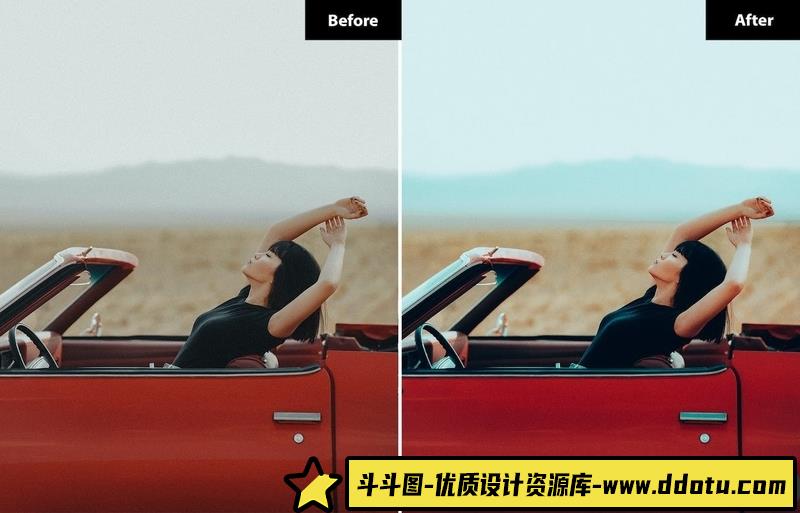 人像LR预设橙色和蓝绿色电影风光人像预设lr预设ps滤镜pr调色lightroom人像lut插件