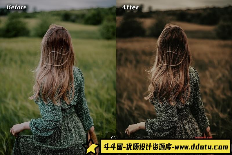 人像LR预设波西米亚人像风格调色预设lr预设ps滤镜pr调色lightroom人像lut插件