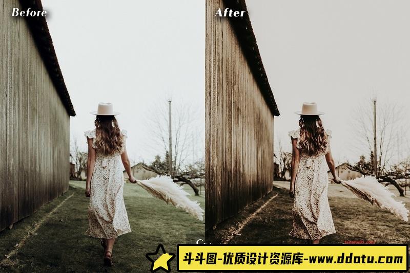 人像LR预设波西米亚人像风格调色预设lr预设ps滤镜pr调色lightroom人像lut插件