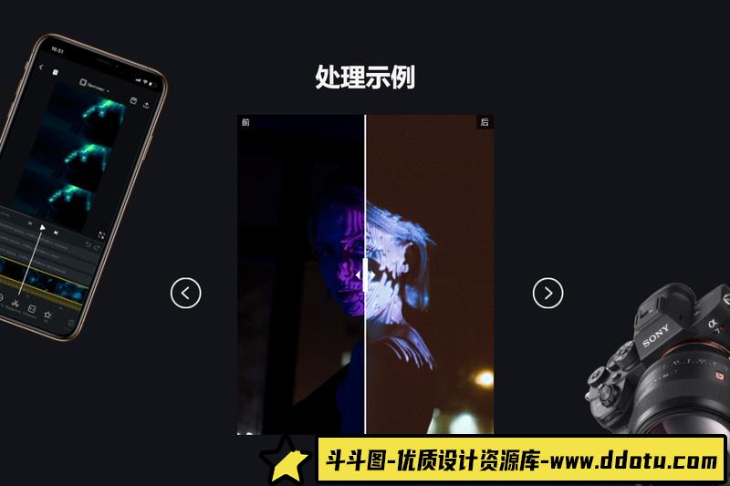 人像LR预设城市夜间氛围光影人物后期调色预设lr预设ps滤镜pr调色lightroom人像lut插件