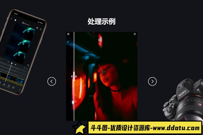 人像LR预设城市夜间氛围光影人物后期调色预设lr预设ps滤镜pr调色lightroom人像lut插件