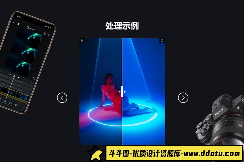 人像LR预设城市夜间氛围光影人物后期调色预设lr预设ps滤镜pr调色lightroom人像lut插件