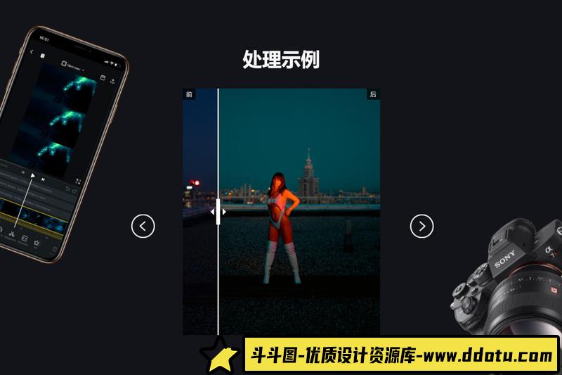 人像LR预设城市夜间氛围光影人物后期调色预设lr预设ps滤镜pr调色lightroom人像lut插件