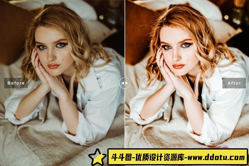 人像LR预设复古电影人像后期调色预设lr预设ps滤镜pr调色lightroom人像lut插件