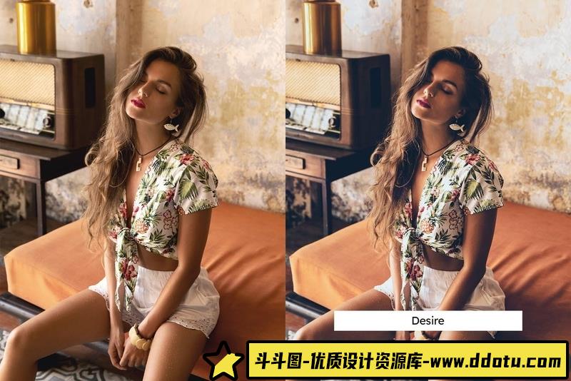 人像LR预设复古杂志人像编辑风格预设及电影视频后期调色预设lr预设ps滤镜pr调色lightroom人像lut插件