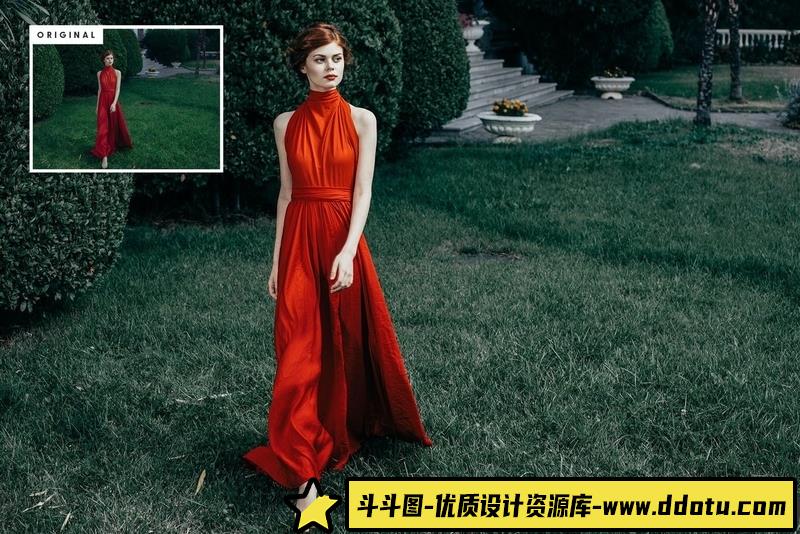 人像LR预设干净通透创意电影人像后期调色预设lr预设ps滤镜pr调色lightroom人像lut插件