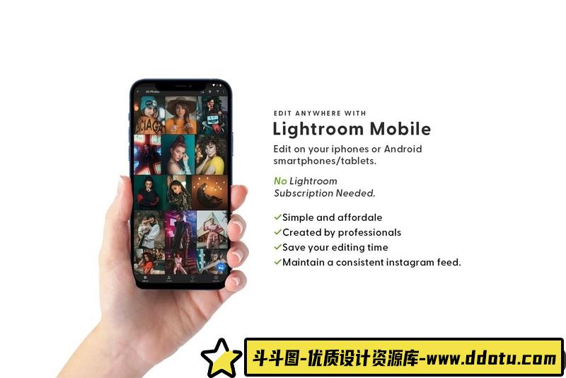 人像LR预设干净通透创意电影人像后期调色预设lr预设ps滤镜pr调色lightroom人像lut插件