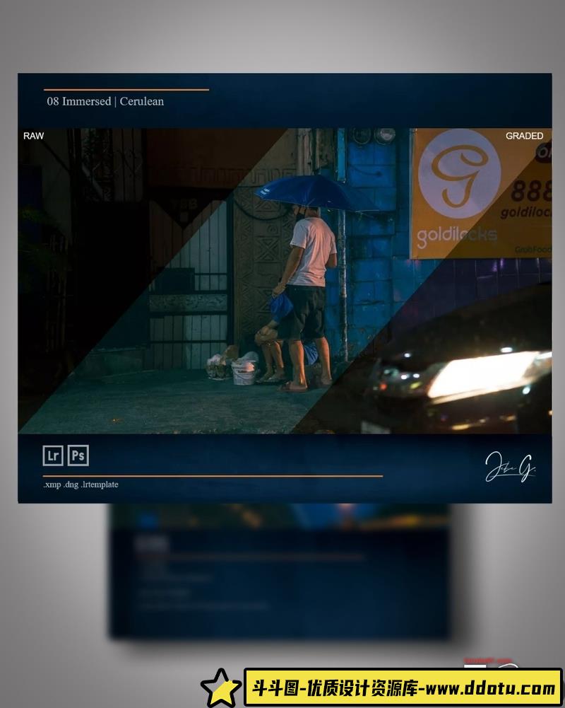 人像LR预设摄影师故事预设包.│lr预设ps滤镜pr调色lightroom人像lut插件-斗斗图